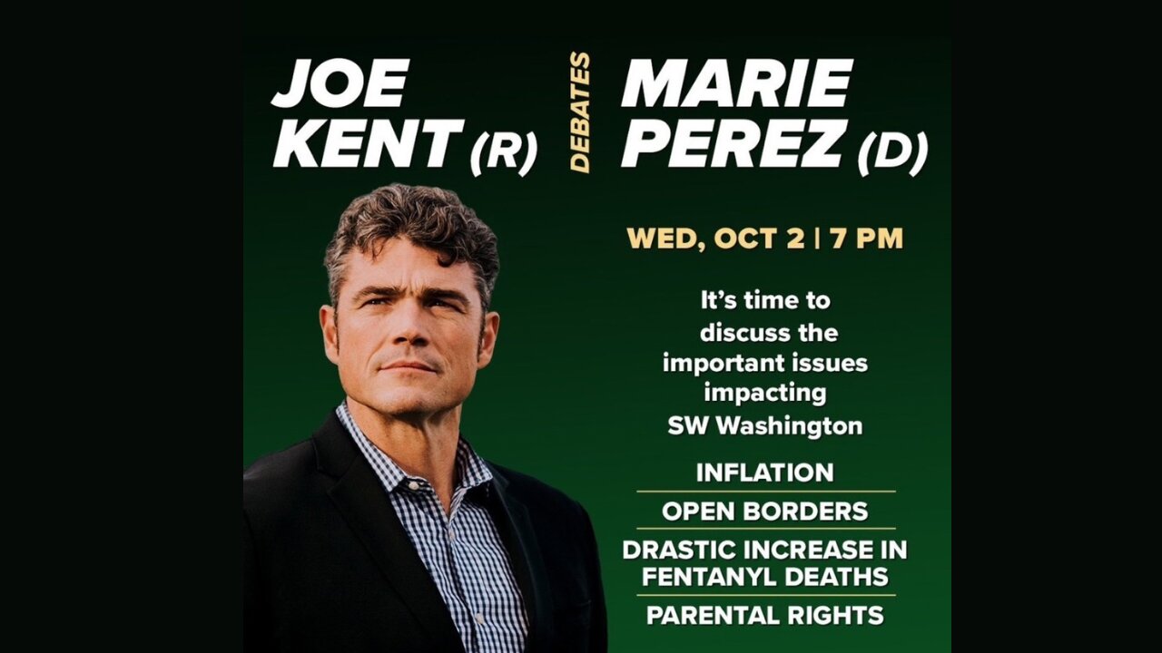 LIVE: Joe Kent Debates Marie Perez (WA-3) - October 2, 2024