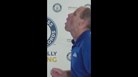 "Most Table Tennis Balls Bounced Against a Wall With The Mouth in 30 Seconds Follow For More Videos"