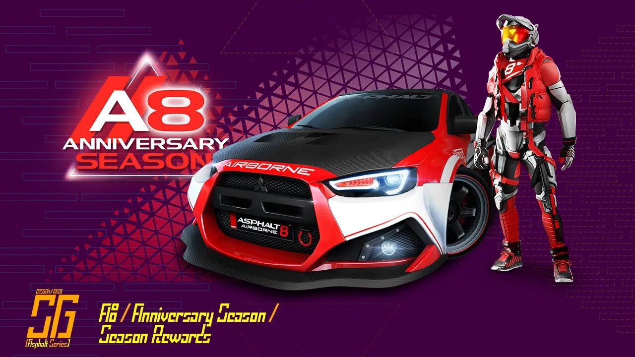 [Asphalt 8: Airborne (A8)] A 2nd Season | Season Rewards for the 9th Anniversary Season | Quick Info