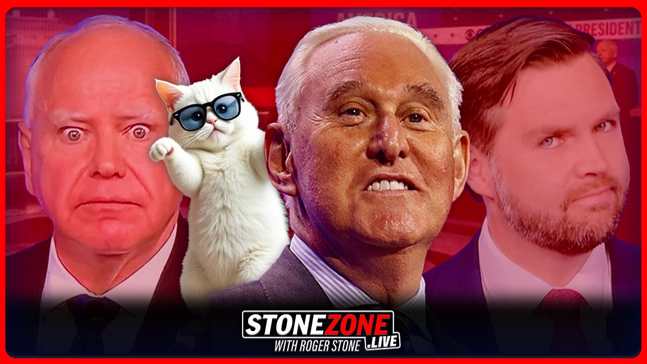 The Triumph of Vance & Humiliation of Walz – W/ Catturd | StoneZone with Roger Stone 10.3.24 7am