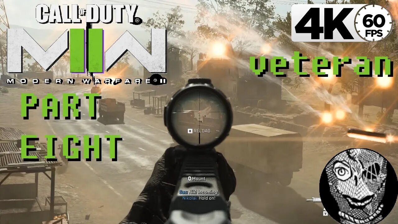 (PART 08) [Violence and Timing] Modern Warfare II (2022) Veteran 4k60