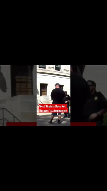 West Virginia Capital Police do not Respect Constitution #shorts #1stamendment #1amendmentaudit