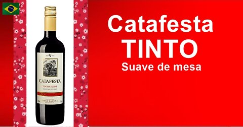 Vinho Catafesta Tinto Suave De Mesa