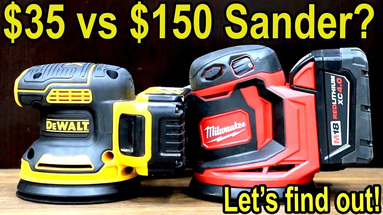 Best Sander (Battery Powered)? Milwaukee, DeWalt, Ryobi, Makita, Bauer, Craftsman, Ridgid, Kobalt