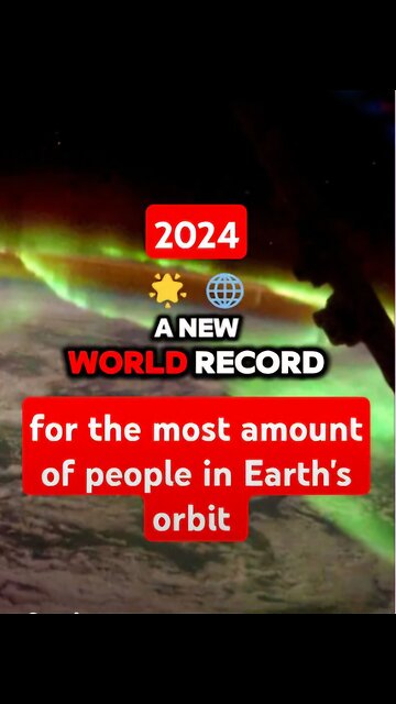 People in Earth's orbit at one and the same time - a new world record (2024)