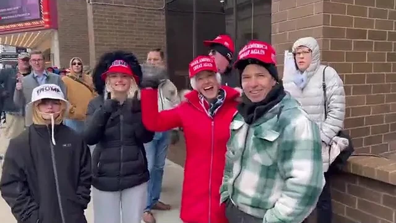 Iowans are FIRED UP for President Trump’s visit to Davenport today!