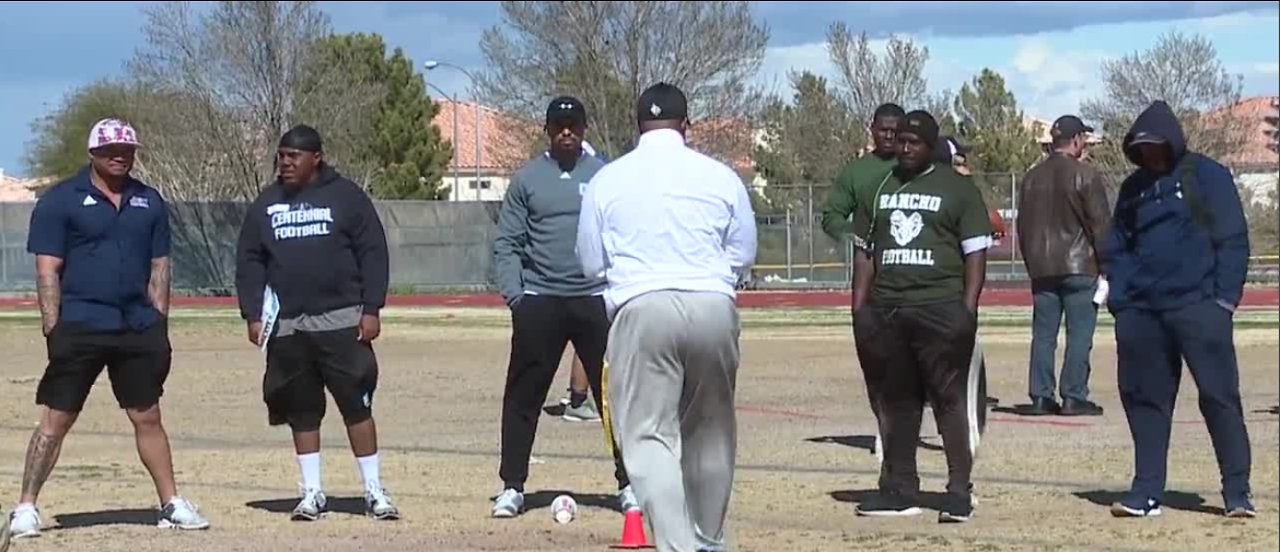 Las Vegas Raiders help local coaches