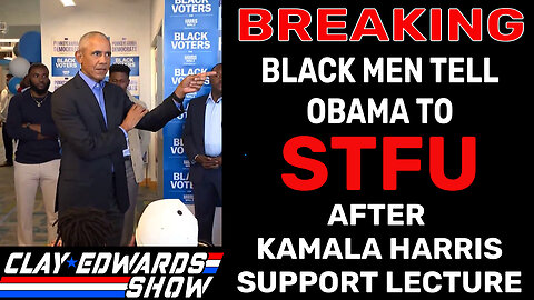 The Real Talk: Why Black Men Aren't Falling for Obama's Endorsement of Kamala Harris