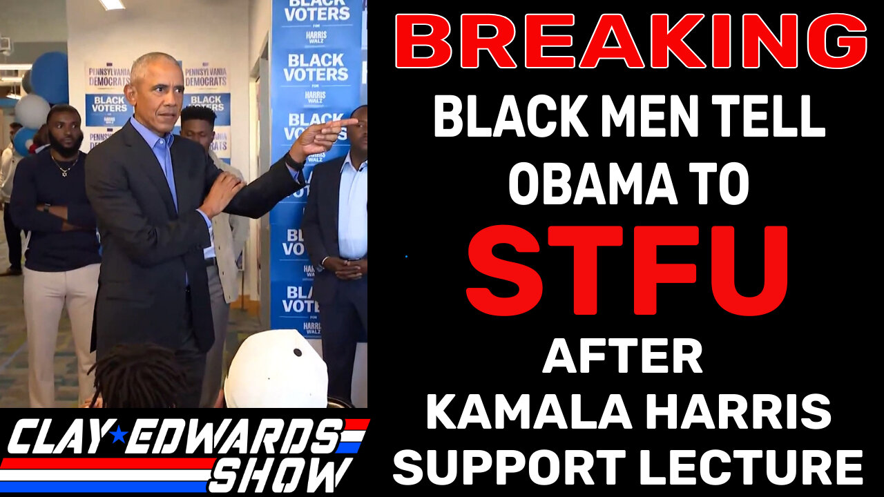 The Real Talk: Why Black Men Aren't Falling for Obama's Endorsement of Kamala Harris