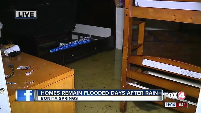 Bonita Springs community still flooded following days without rainfall