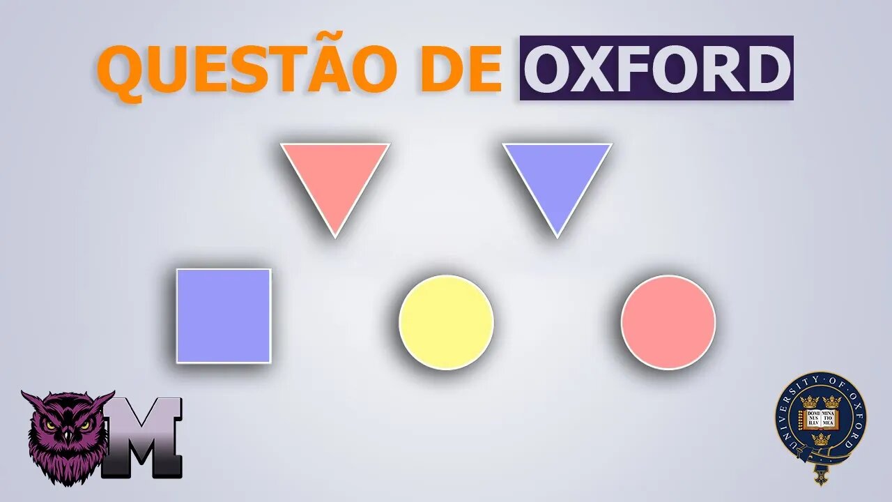 Você seria aprovado no vestibular de Oxford? | Problema de Lógica |Matletas