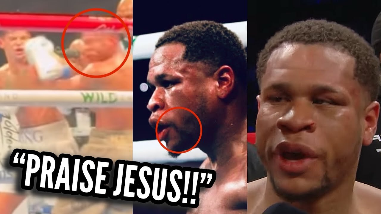 “BROKEN JAW” RYAN GARCIA PROVES WHAT WE ALL KNEW ABOUT FRAUD DEVIN HANEY • BILL HURT