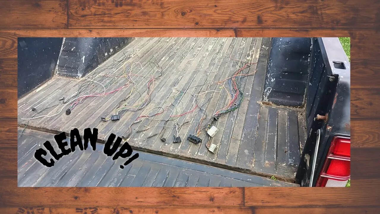 The 85 dodge pickup Wire Clean up and next Steps!!