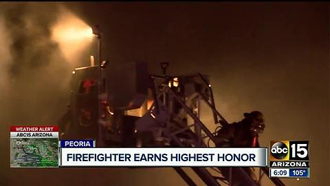 Peoria firefighter to receive Medal of Valor at White House for fiery rescue