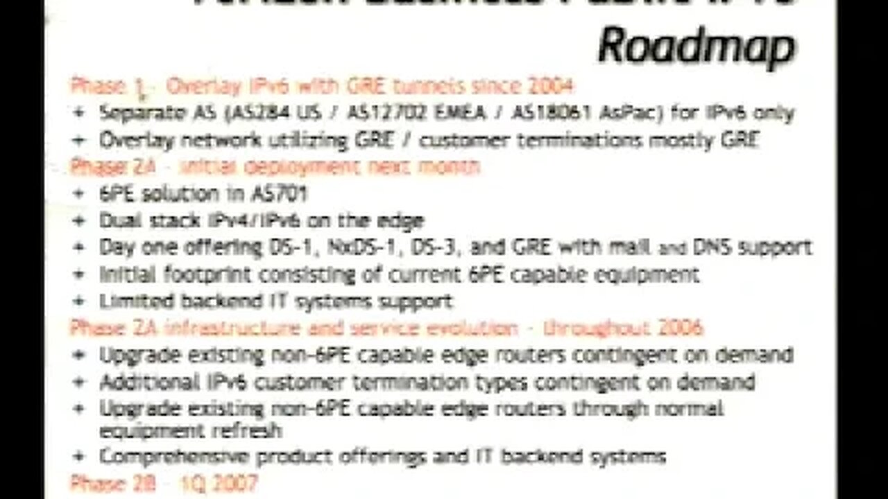 IPv6 Panel Time for the Transition or Just More GOSIP