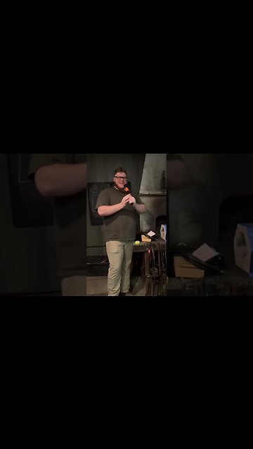 Shenanigans in the forge! The forge burner is also a didgeridoo