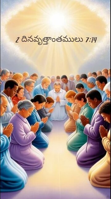 2 దినవృత్తాంతములు 7:14 - నా పేరు పెట్టబడిన నా జనులు తమ్ముతాము తగ్గించుకొని ప్రార్థనచేసి నన్ను...