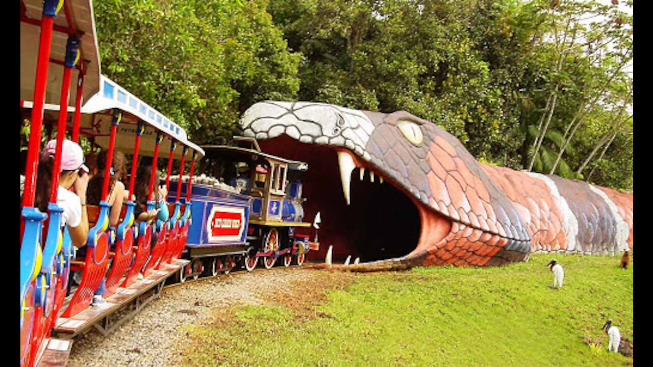 The train was assaulted by cowboys.