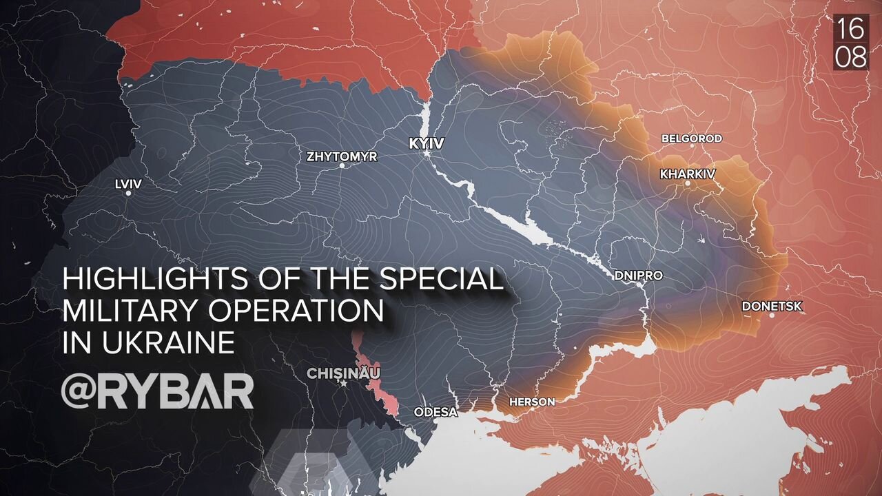 Highlights of Russian Military Operation in Ukraine on August 16