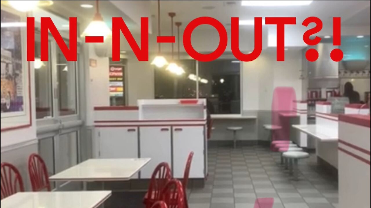 IN-N-OUT Burger EMPTY?! This was 12/11/23 @ 6:04pm. Hard to believe!