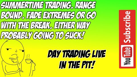 Futures Day Trading Live in The Pit