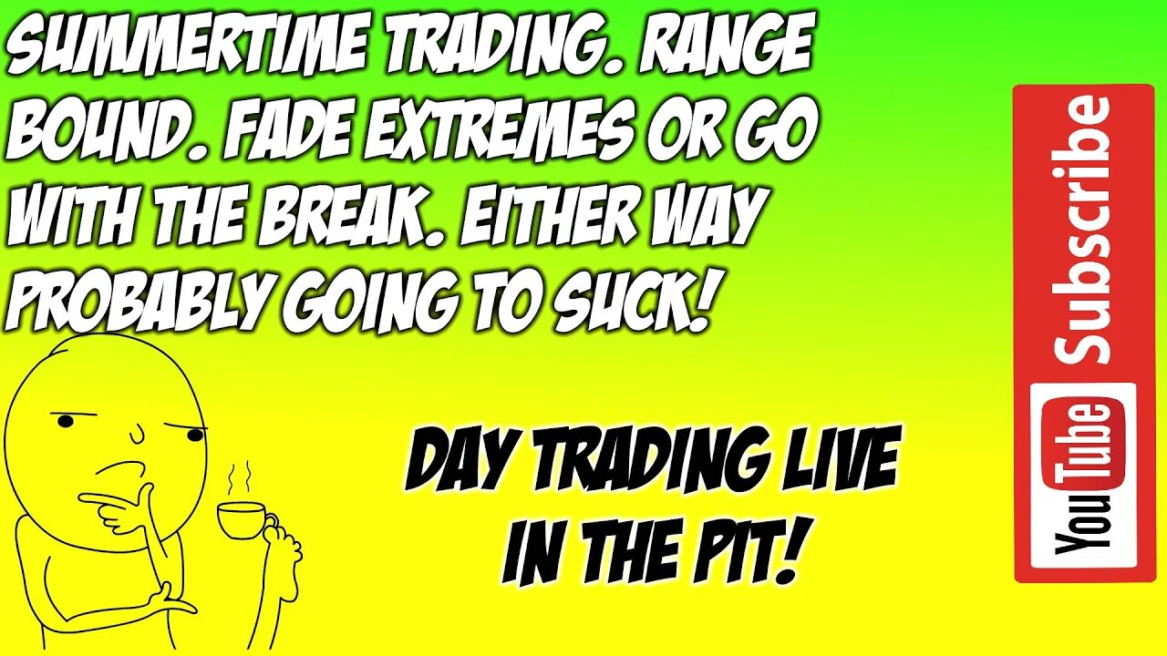 Futures Day Trading Live in The Pit