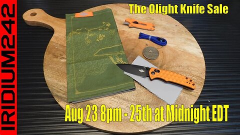 The Olight OKnife Sale Aug 23 8pm - 25th at Midnight EDT