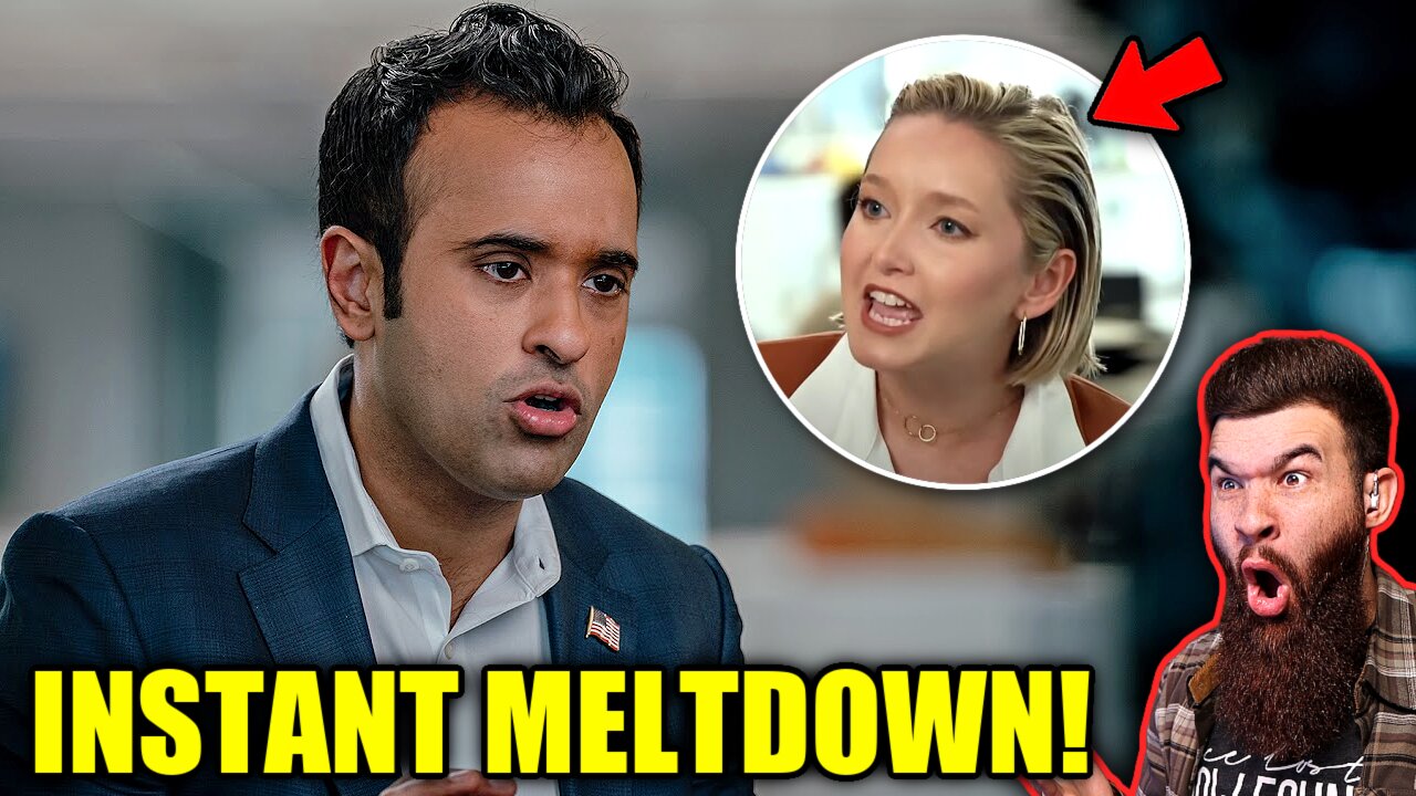 NBC “REPORTER” CHALLENGES VIVEK RAMASWAMY, IMMEDIATELY HAS MELTDOWN!