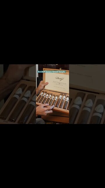 A RARE Davidoff Sampler #rare #cigar #cigars #luxury
