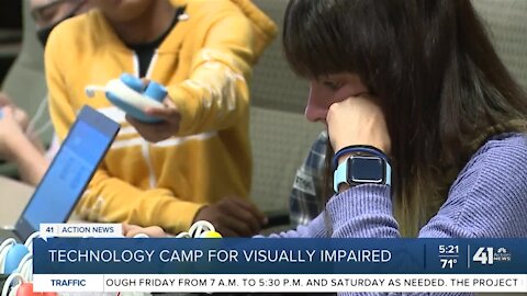 Technology camp for visually imparied