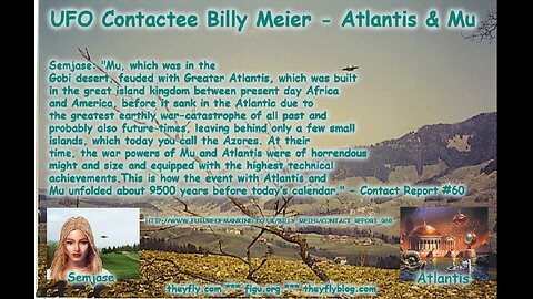 Billy Meier UFO Contact Reports - Mu Lost Continent