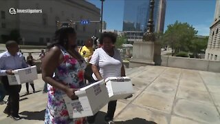 Supporters deliver 15,000 signatures to add Cleveland police oversight measure to November ballot