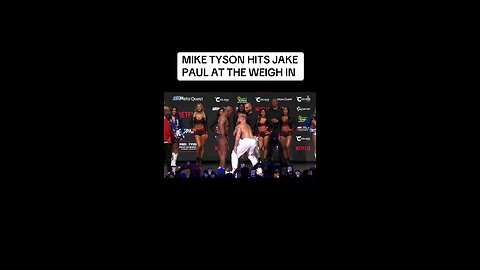 Mike Tyson and Jake Paul