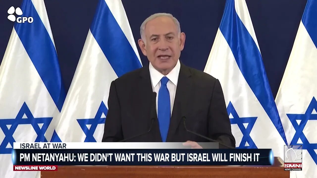 Israeli PM Netanyahu issues stern warning to Hamas: Israel didn't start this war, but will finish it