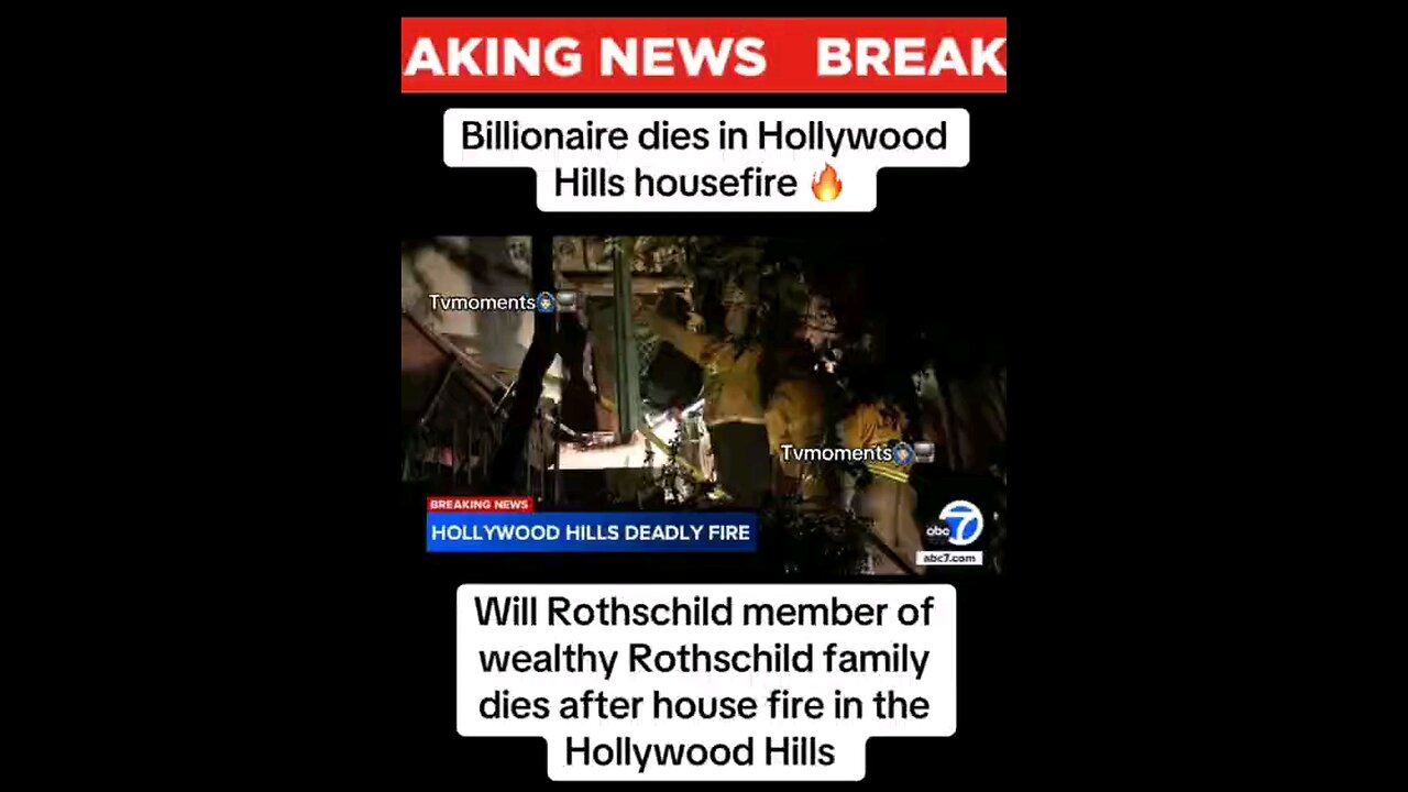 Rothschild Dies In Hollywood Hills Under Mysterious Circumstances