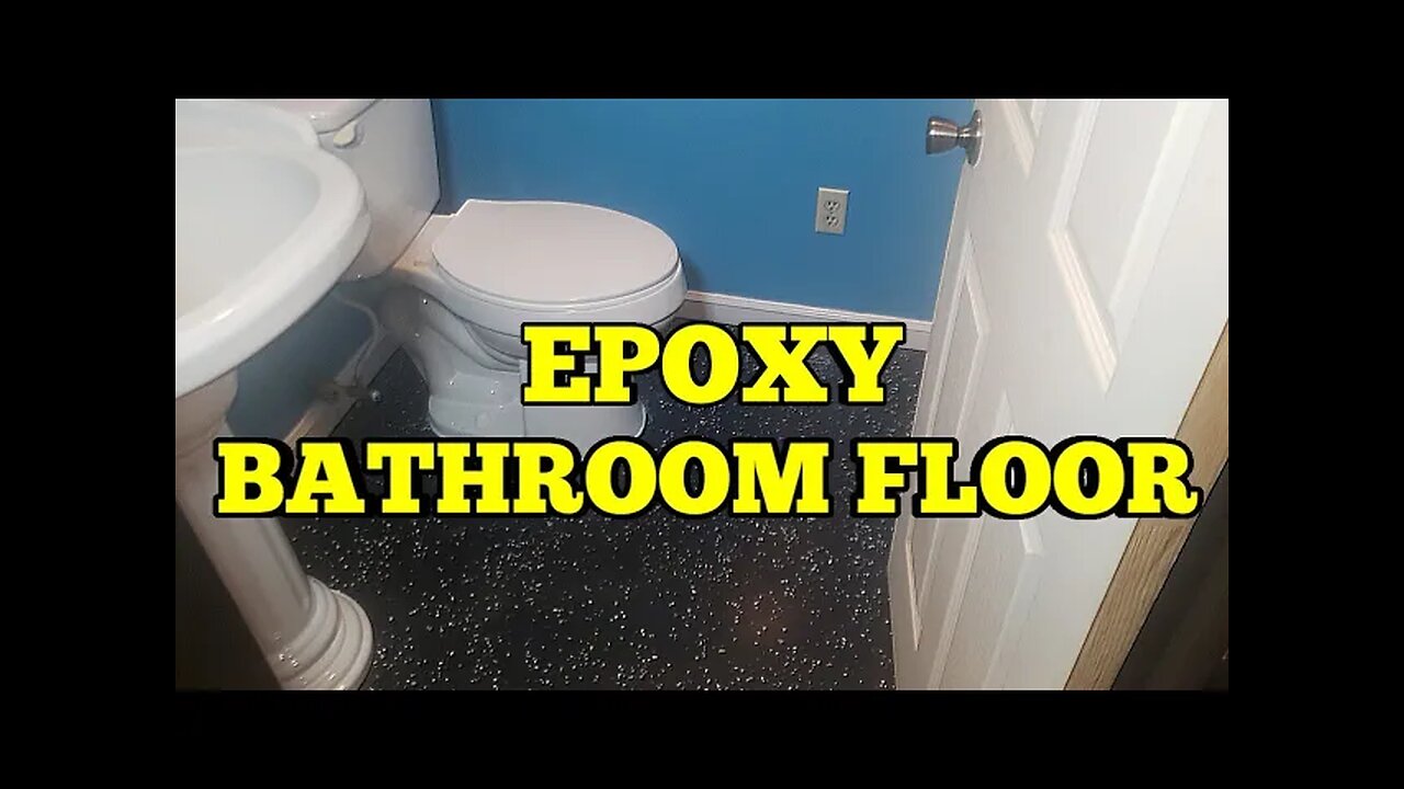 Epoxy Floor Bathroom Remake