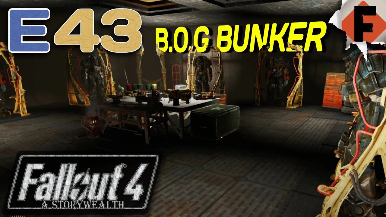 Secrets Unveiled: Exploring the B.O.G Bunker // Fallout 4 Survival - A StoryWealth // Episode 43