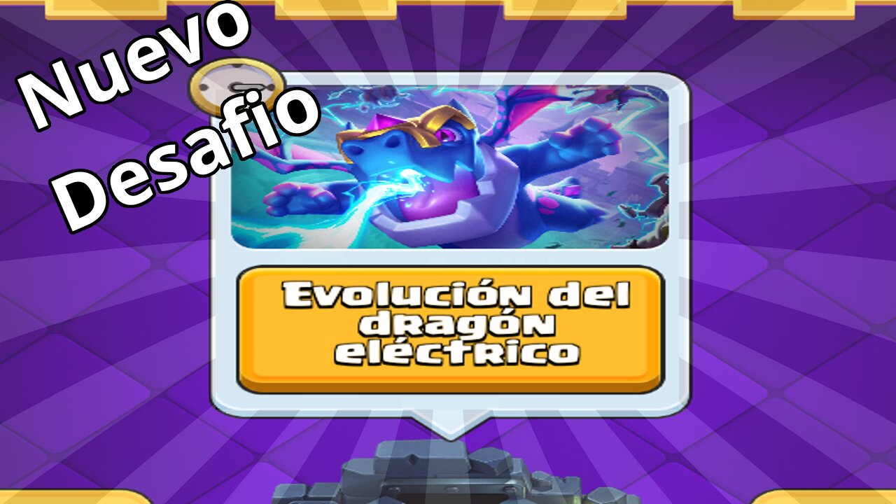 Desafio evolucion del dragon electrico #clashroyale