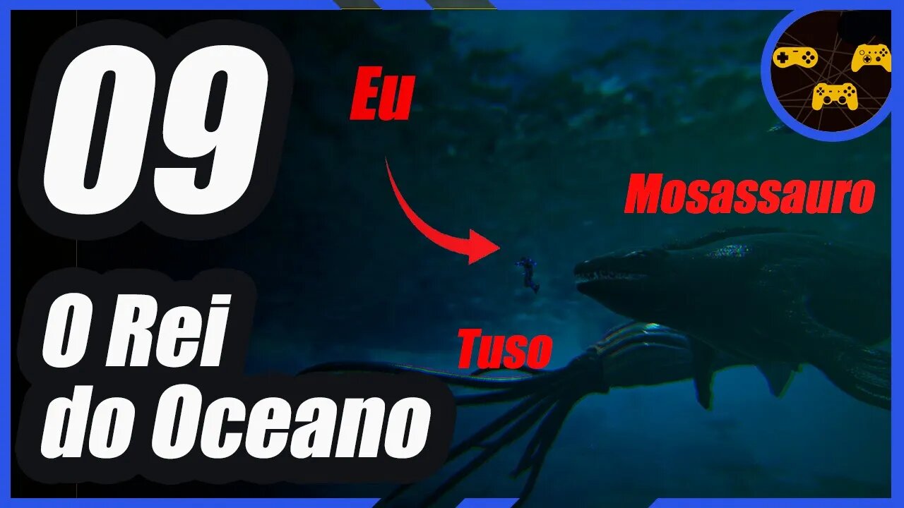 ÉPICO! Domando um Mosassauro e um Tusoteuthis no Ark! - Projeto Atlântida - Ark Fjordur