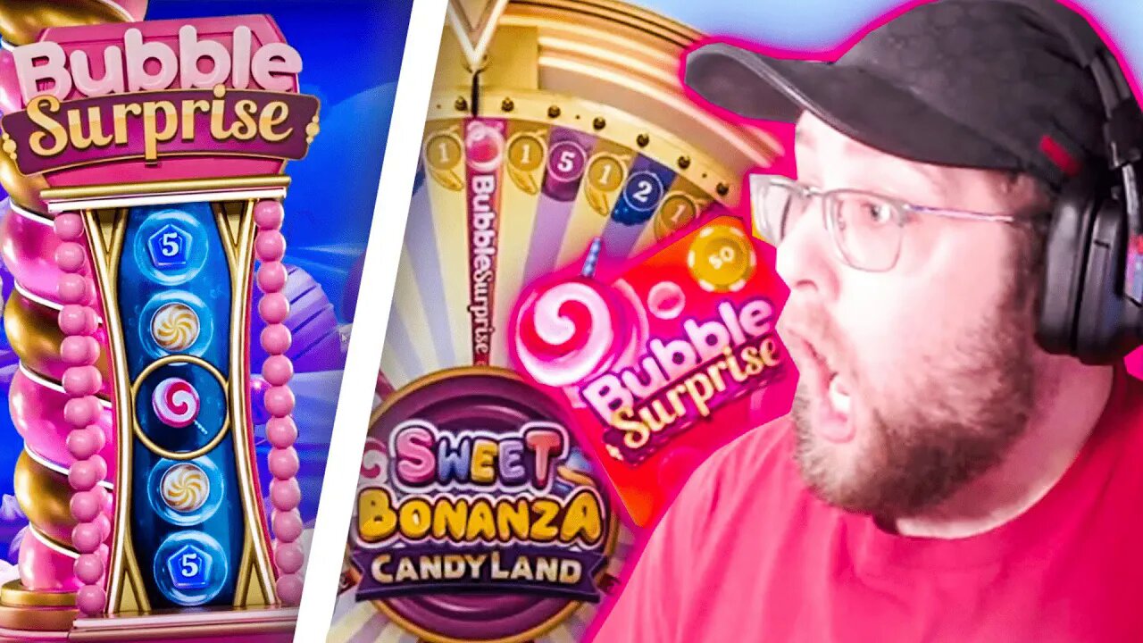 BUBBLE SURPRISE HITS SWEET SPINS ON SWEET BONANZA CANDYLAND GAME SHOW!