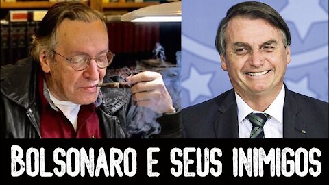 Bolsonaro confiou em seus Inimigos - Olavo de Carvalho entrevistado no Terça livre