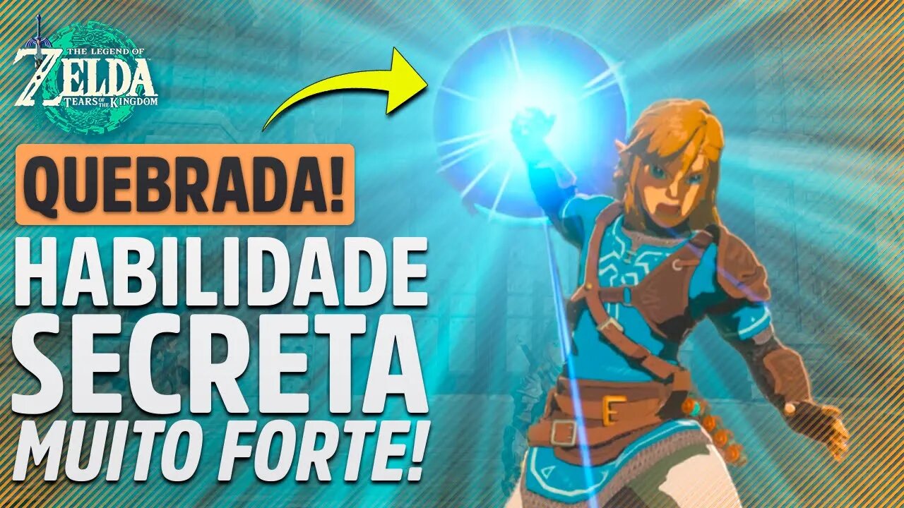 PEGUE AGORA MESMO! PODER SECRETO PODEROSO para LINK em ZELDA TEARS OF THE KINGDOM | Earthwake Skill