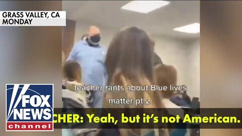 Teacher makes student remove pro-police mask