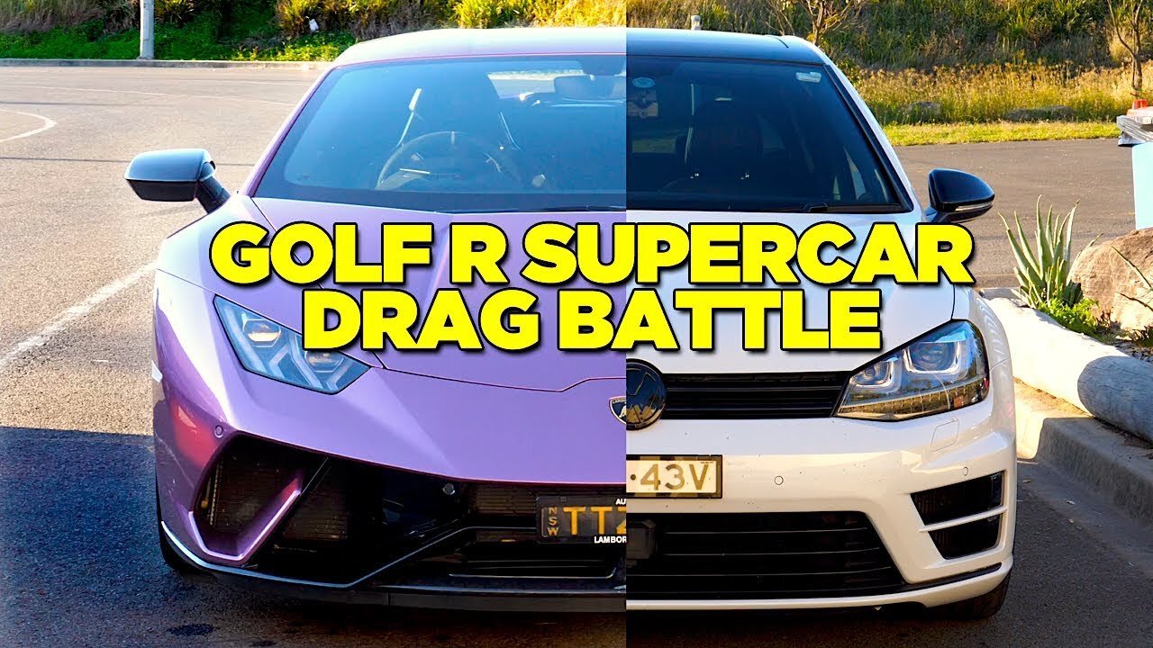 Racing A Lamborghini (In My Golf)