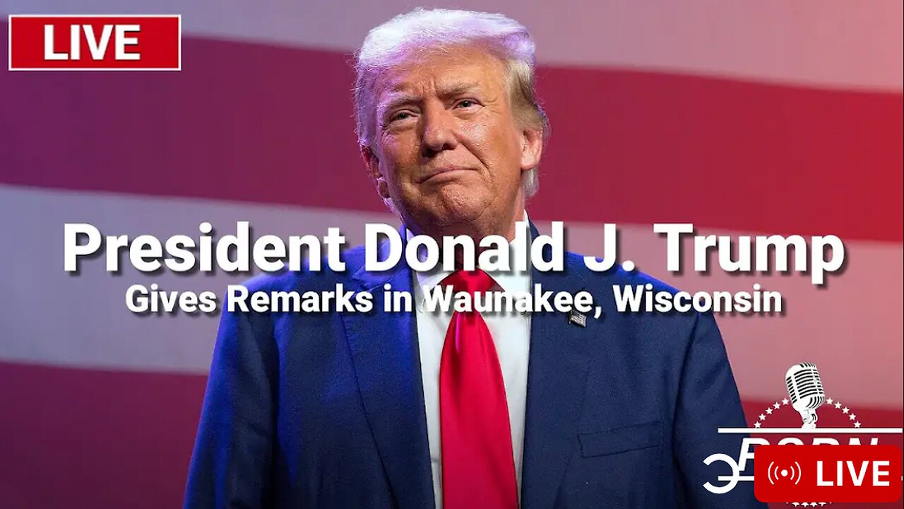 Trump Gives Remarks Live in Waunakee, Wisconsin - 10/1/24