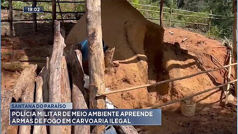 Santana do Paraíso: Polícia Militar de Meio Ambiente Apreende Armas de Fogo em Carvoaria Ilegal.