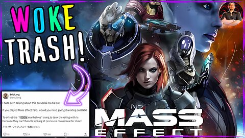 Mass Effect Board Game CRINGE! Pronouns, Typos and a CRAZY Designer!