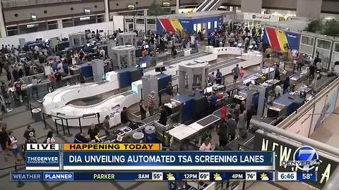DIA, TSA debut new automated screening lanes at security checkpoint