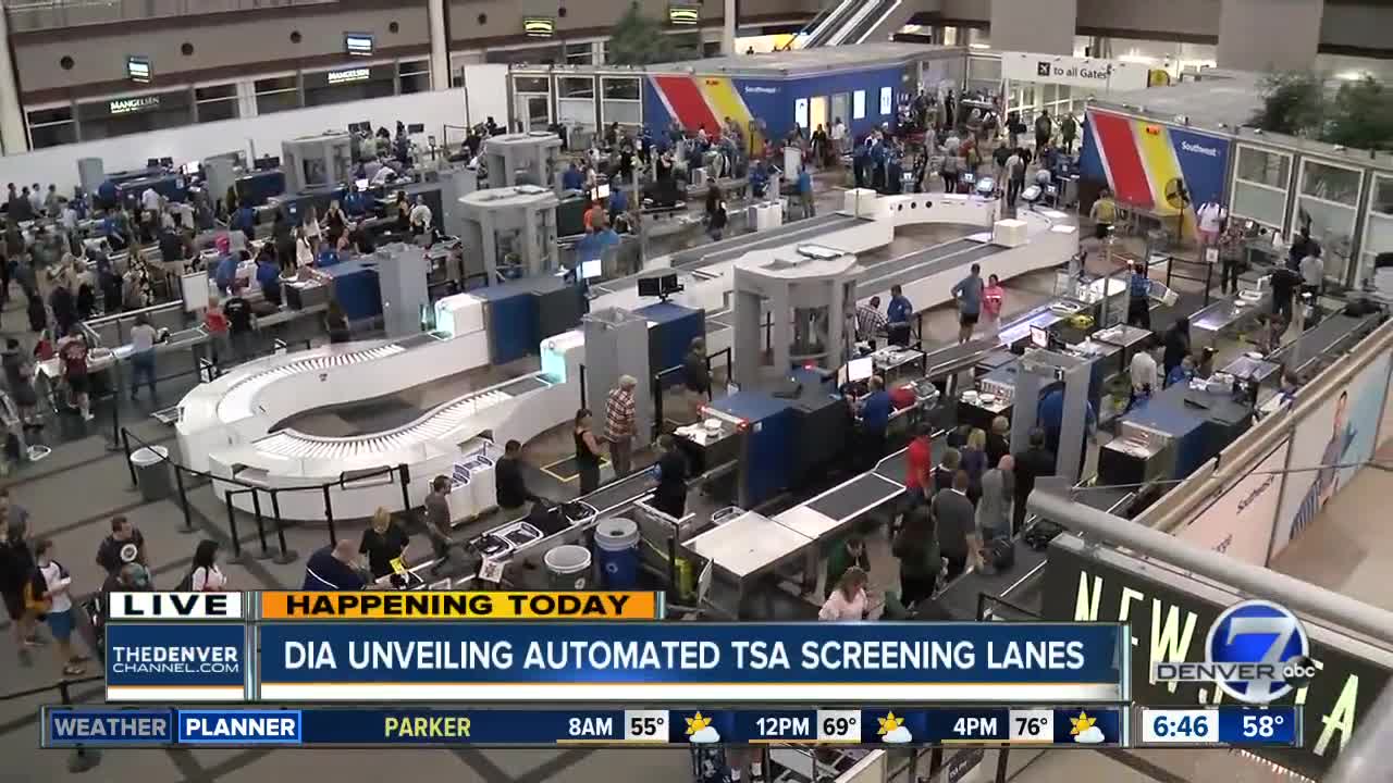 DIA, TSA debut new automated screening lanes at security checkpoint