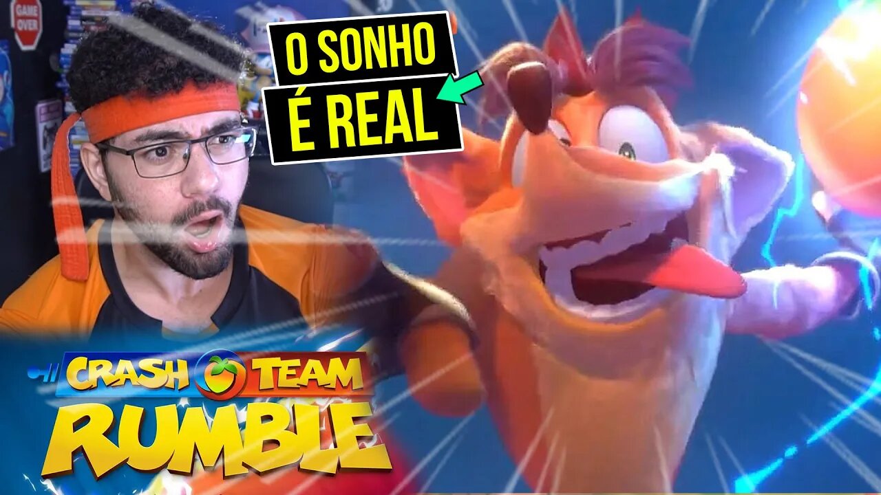 CRASH TEAM RUMBLE - REACT e ANALISE DO TRAILER no The Game Awards 2022